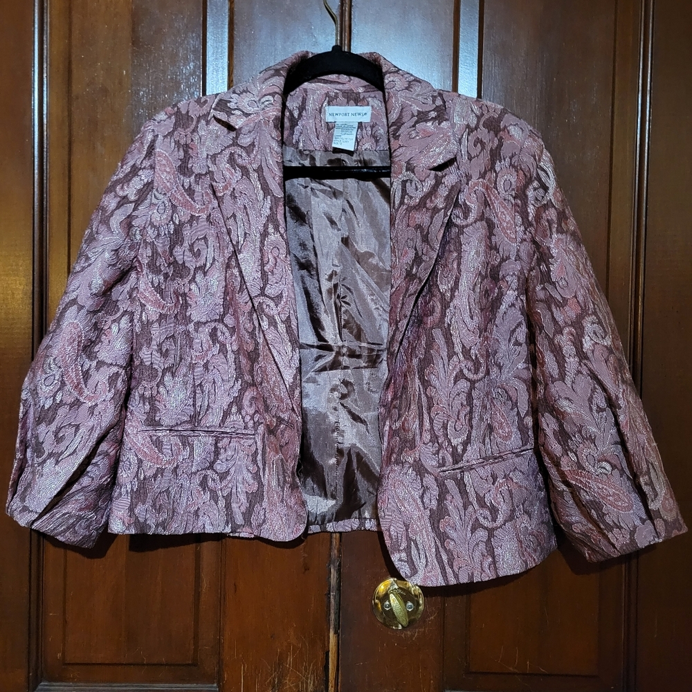 Vintage Newport News Tapestry Blazer
